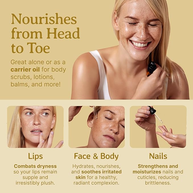 Bella Terra Oils - Marula Facial Oil 2 oz - Rich in Vitamin E & Omega Fatty Acids, Luxurious Oil for Radiant Skin, Cold-Pressed Essence