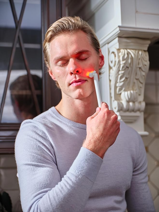 Kala Safe Light Wand | 4-In-1 Renewal Skincare Device | Multi Wavelength Technology (Red/Blue) | Touch-Sensitive Switch | Microcurrent Toning for Face/Neck | Skin Rejuvenation