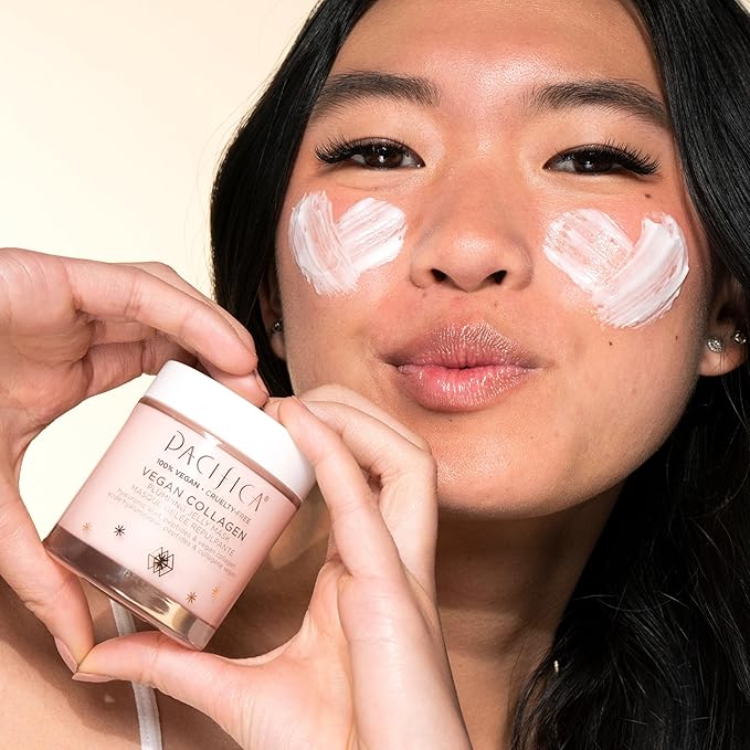 Pacifica Vegan Collagen Plumping Jelly Mask – Overnight Hydrating Face Mask with Vegan Collagen, Squalane & Hyaluronic Acid, Deep Moisture for Plump, Dewy Skin, Glass Skin Glow, Clean Beauty Skincare