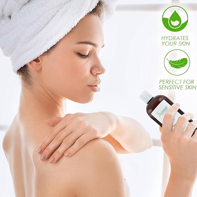 Australian Emu Oil | Triple Refined | 100% Pure & Natural Moisturizer for Skin & Hair Growth, Strengthener for Sensitive Skin, Body Oil | 12 fl oz