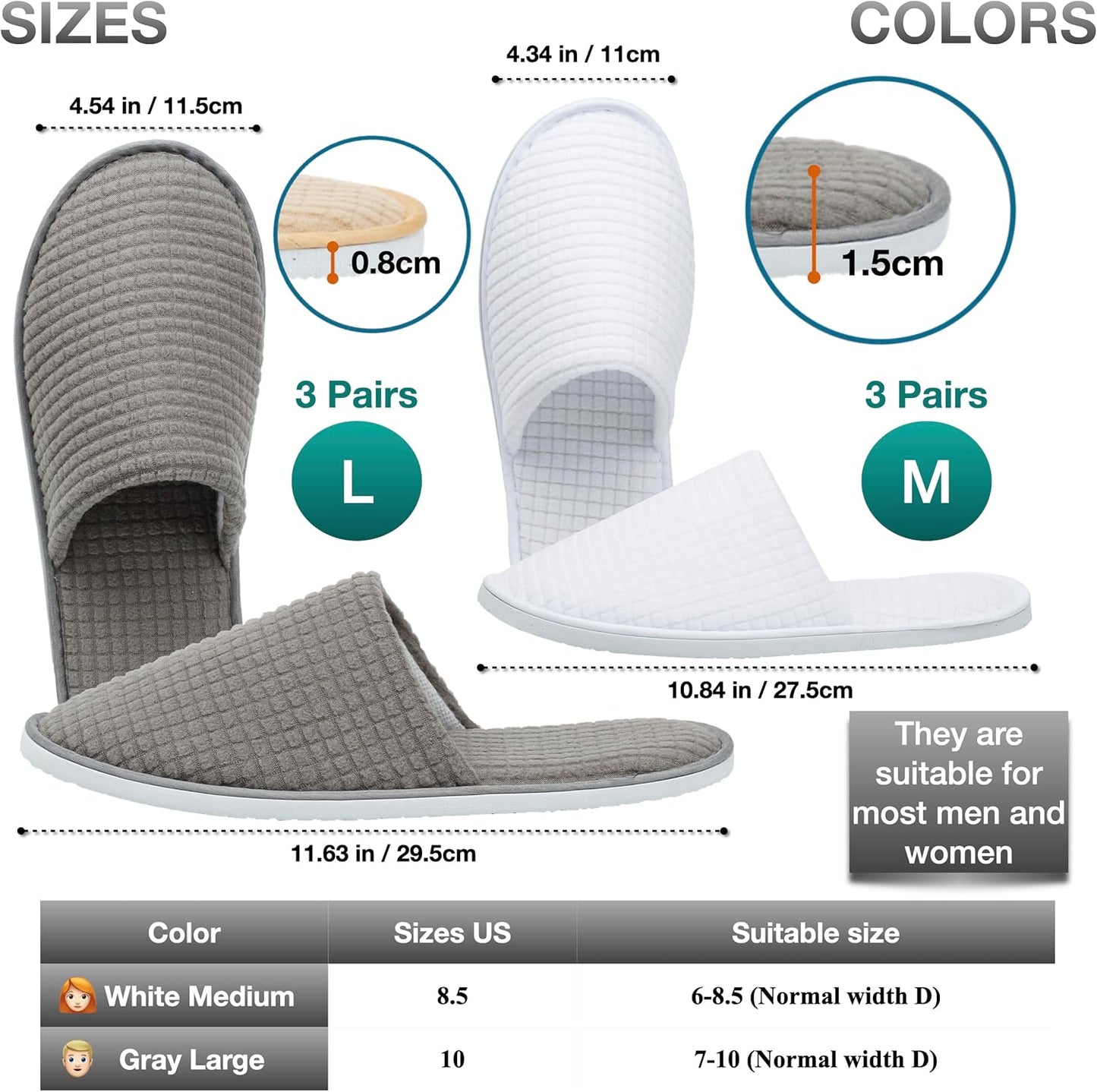 6-10 Pairs Spa Slippers, Non Slip Disposable Slippers For Guest, Washable Reusable, Which Can Be Used As Women Men, House, Indoor, Bathroom, Bedroom, Hotel, Bride Slippers