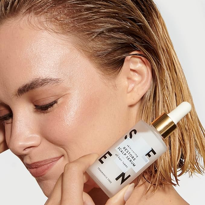SEEN Restore Scalp Serum, Fragrance-Free - Clinically Proven, Dermatologist-Developed Hydrating Serum, Promotes Healthy Scalp, Safe for Sensitive & Eczema-Prone Skin