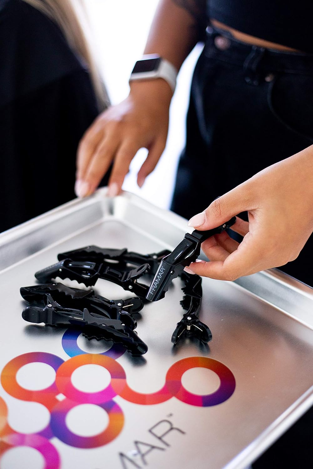 FRAMAR Black Alligator Clips For Hair Styling 10 Pack – Professional Alligator Hair Clips For Women, Hair Clip For Women, Black Hair Clips For Styling – Firm Hold Without Slipping