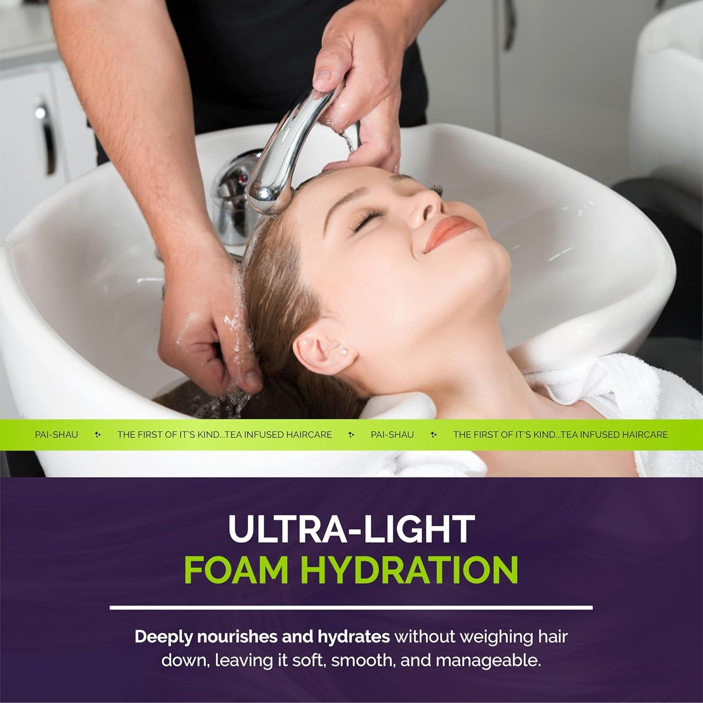 Pai-Shau Crème de Whipped - Nourishing Foam Hair Mask for Damaged & Dry Hair - Restores Strength & Hydration - 8.4 Oz