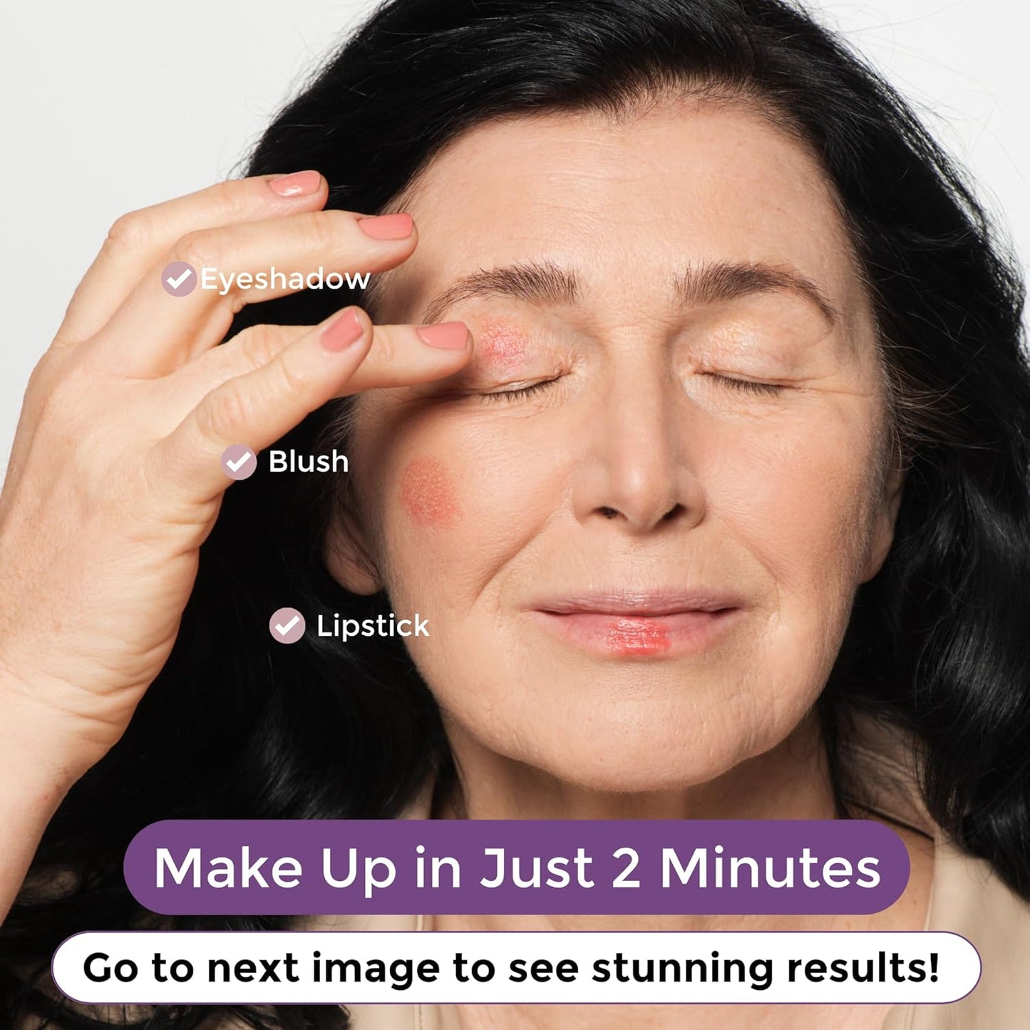 Rumi Cosmetiques BloomBlush+ Multipurpose Color Stick For Older Women - Blush, Lipstick & Contour in 1- Radiant, Healthy Glow & Nourishing Formula - For Sensitive Skin (Berry Kiss, Regular)