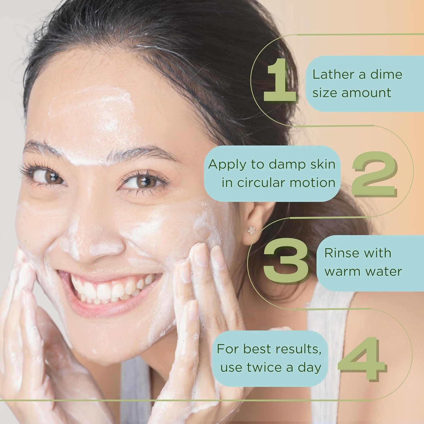 InstaNatural Glycolic Acid Cleanser Face Wash for Women & Men, Gently Exfoliating, Pore Minimizer, Anti Aging, Blackhead Remover, Acne Facial Treatment with Botanical Extracts, 6.7 Fl Oz