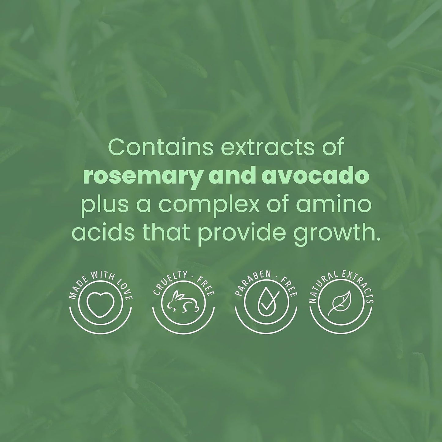 Anyeluz Hair Mask – Rosemary and Avocado Extracts, Intensive Hydration and Strengthening, Damage Repair Boost