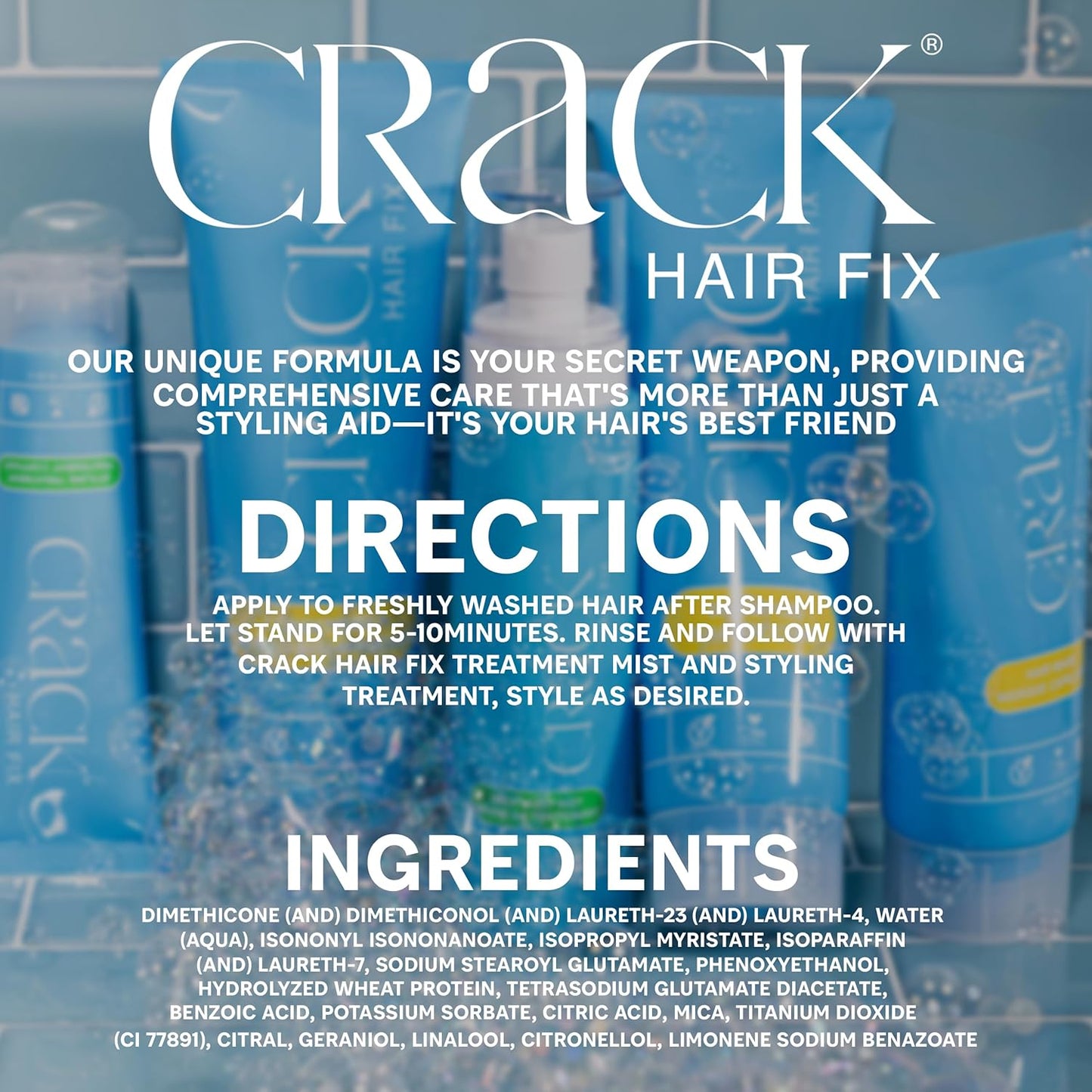 Crack HAIR FIX - Influx Restorative Hair Mask (6 oz)