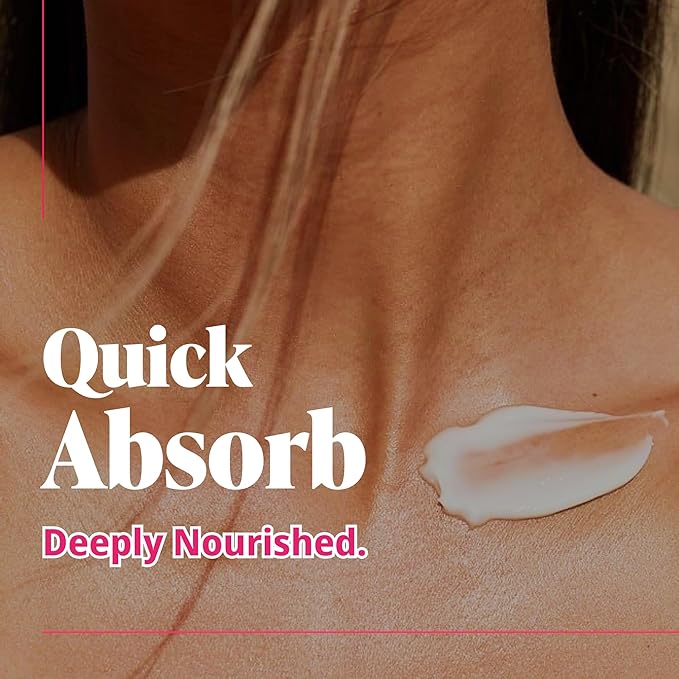 Nutrius Brazilian Body Butter Cream Berry Bliss - Experience Luxe Hydration, Acai, Mango, Cocoa & Cupuacu, Vitamin C for Radiant Glow - Vegan & Cruelty-Free Formula, Crafted for Silky-Smooth - 6 FL OZ