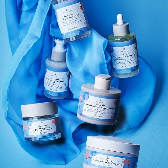 Sinesia Take a Nap | Hydra-Remedy Chrono Mask (16.9 oz) | Nourishing, Hydrating Overnight Hair Treatment | Shea Butter & Argan Conditioning Hair Mask | Repairing & Restoring Mask for Dry, Damaged Hair