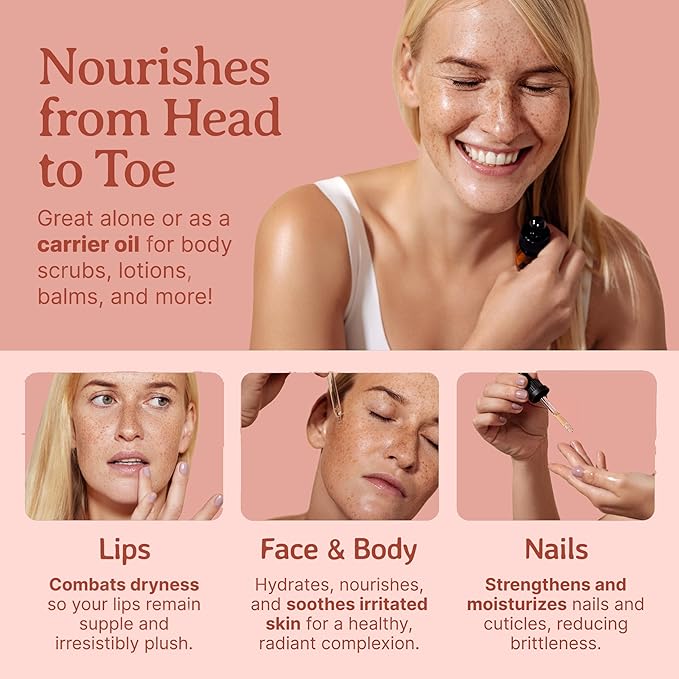 Bella Terra Oils - Organic Apricot Kernel Oil 16 oz - Cold-Pressed Nutritional Wonder, Packed with Antioxidants, Ideal Carrier Oils for Essential Oil Blends