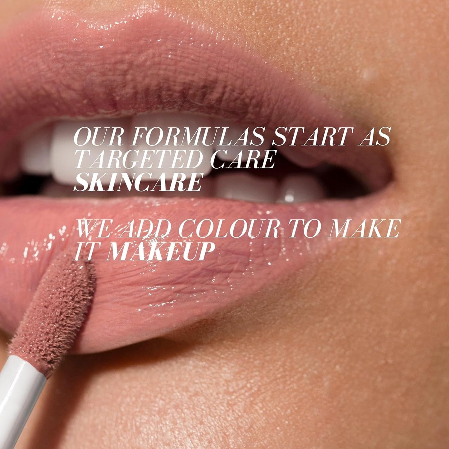 FITGLOW Beauty Lip Colour Serum | Hydrating Lip Gloss | Plumping Anti-Aging Lip Treatment | Natural Shine with Pomegranate Sterols & Collagen | Buildable Color for Dry Chapped Lips | Go - 10g