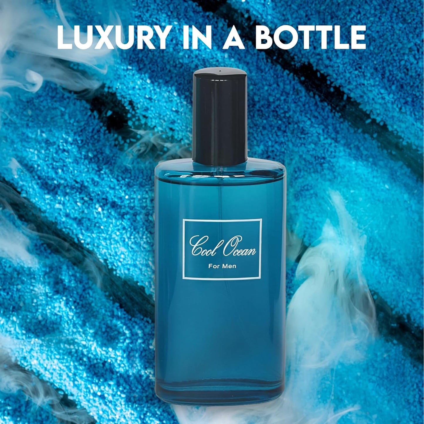 Men's Cologne Cool Ocean–Bold & Sophisticated Scent With Citrus, Spice, And Woody Notes – Long Lasting Fragrance For All Occasions