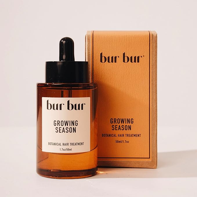 Growing Season Hair Growth And Repair Oil | With Burdock, Nettle Oil and Vitamin C for Visibly Fuller, Stronger and Shinier Hair.