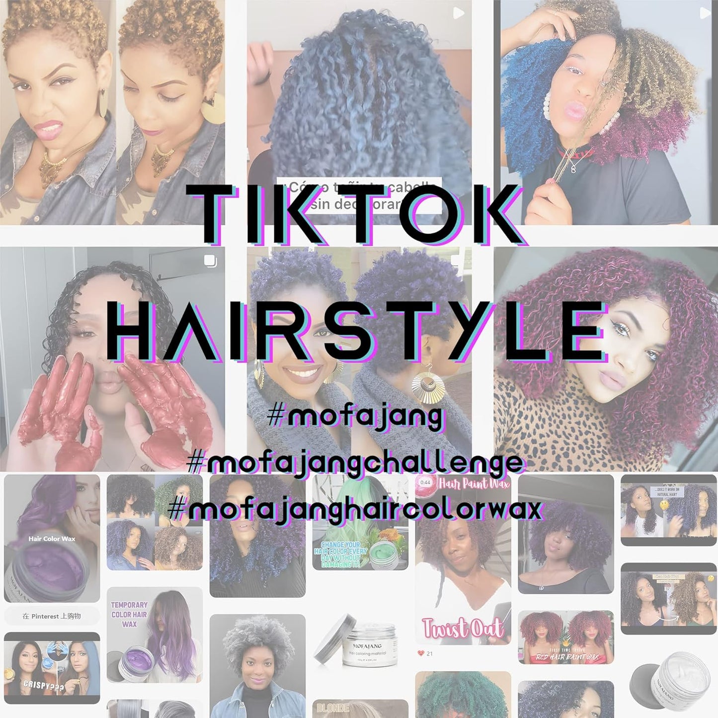 Black Temporary Hair Dye Wax Natural Instant Hair Color Wax Pomades 4.23 oz, Hair Styling Clay for Party, Festival, Halloween, Christmas