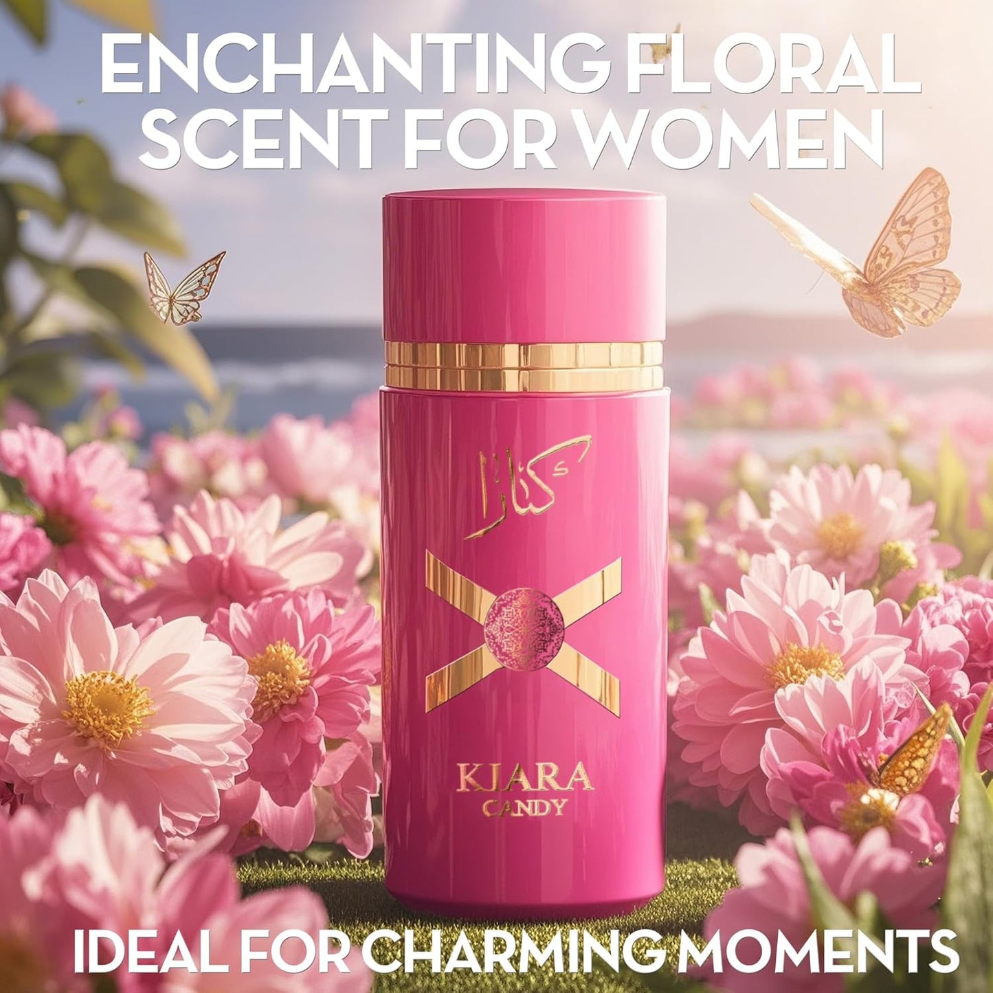 KA Candy Perfume for Women Citrus, Musk, Fruity, Vanilla, Amber Wood Scent Eau de Parfum Spray, 3.4 Ounce / 100 ml