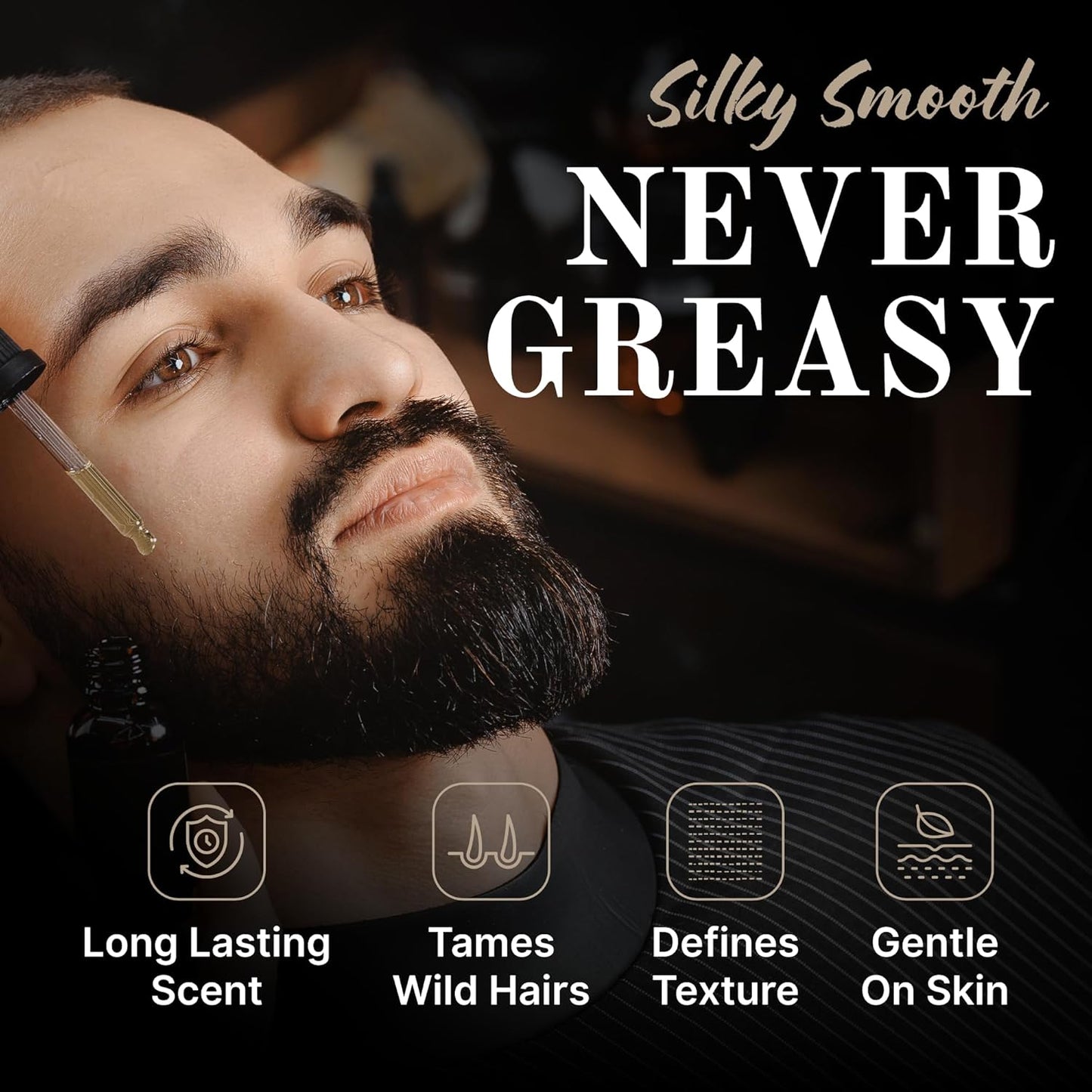 Tuscan Cooper's Baby Faced Beards Oil for Men - Hydrating, Nourishing, Natural Beard Softener and Conditioner for All Hair Types. Coconut, Jojoba, and Sweet Almond Moisture - Lumberjack Scent