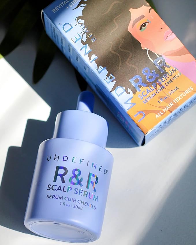 Undefined Beauty R&R Scalp Serum – Revitalizing & Strengthening Hair Treatment with Peptides, Rosemary, Ashwagandha & Niacinamide