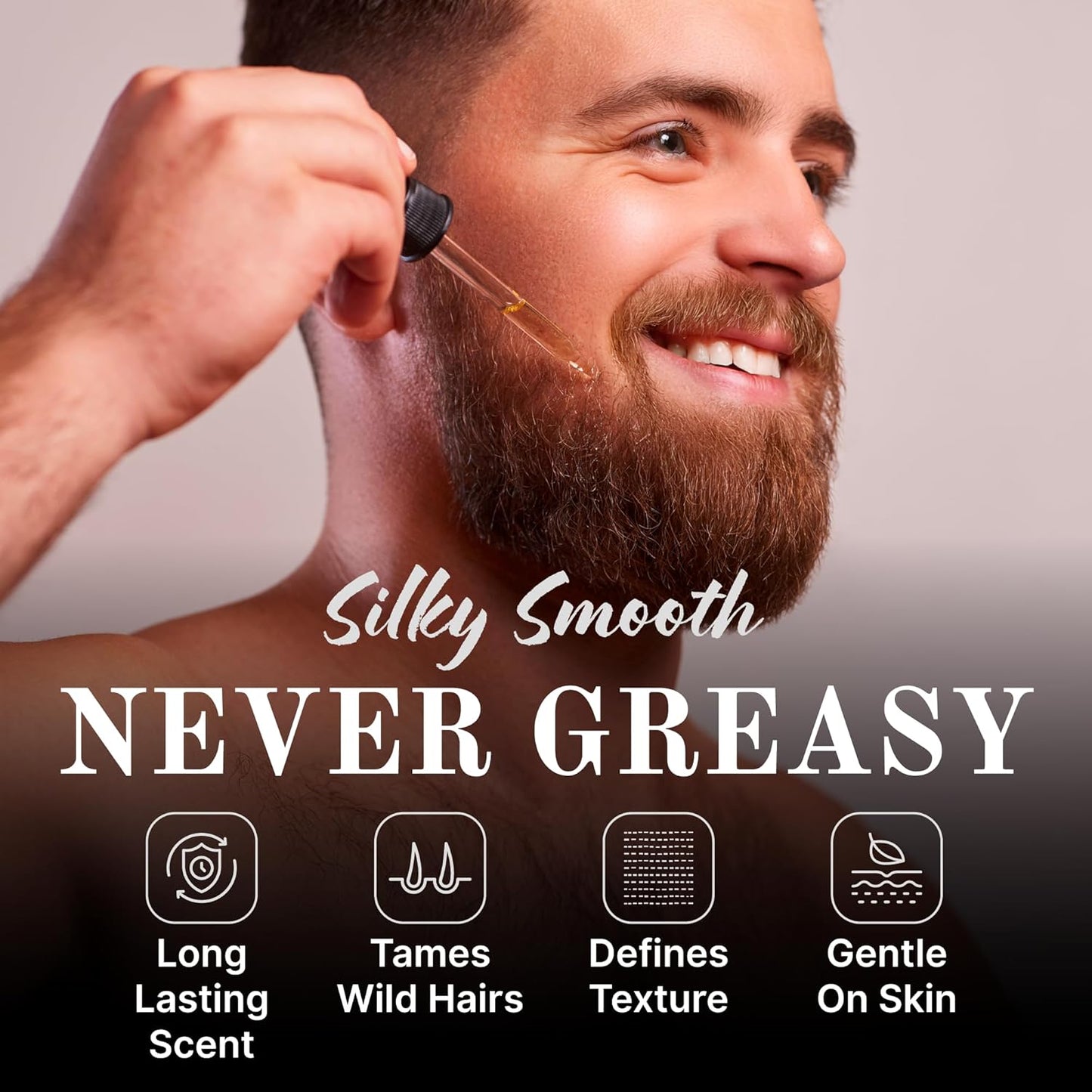 Tuscan Cooper's Baby Faced Beards Oil for Men - Hydrating, Nourishing, Natural Beard Softener and Conditioner for All Hair Types. Coconut, Jojoba, and Sweet Almond Moisture - Bare Unscented