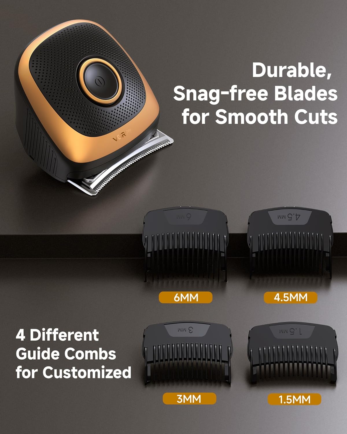 Shortcut Pro Self-Haircut Clippers Kit, Hair Clippers for Men Professional, Waterproof Cordless Hair Cutting Kit with Wide Curved Blade, Electric Razor Trimmer for Home Travel Use