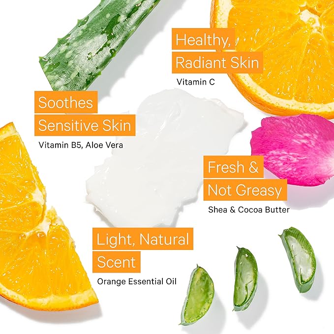 Tree to Tub Shea Body Butter for Dry, Extremely Dry, Sensitive Skin - Moisturizing Body Cream for Women & Men, Hydrating Body Lotion Moisturizer w/Vitamin C, Organic Cocoa, Citrus Scent