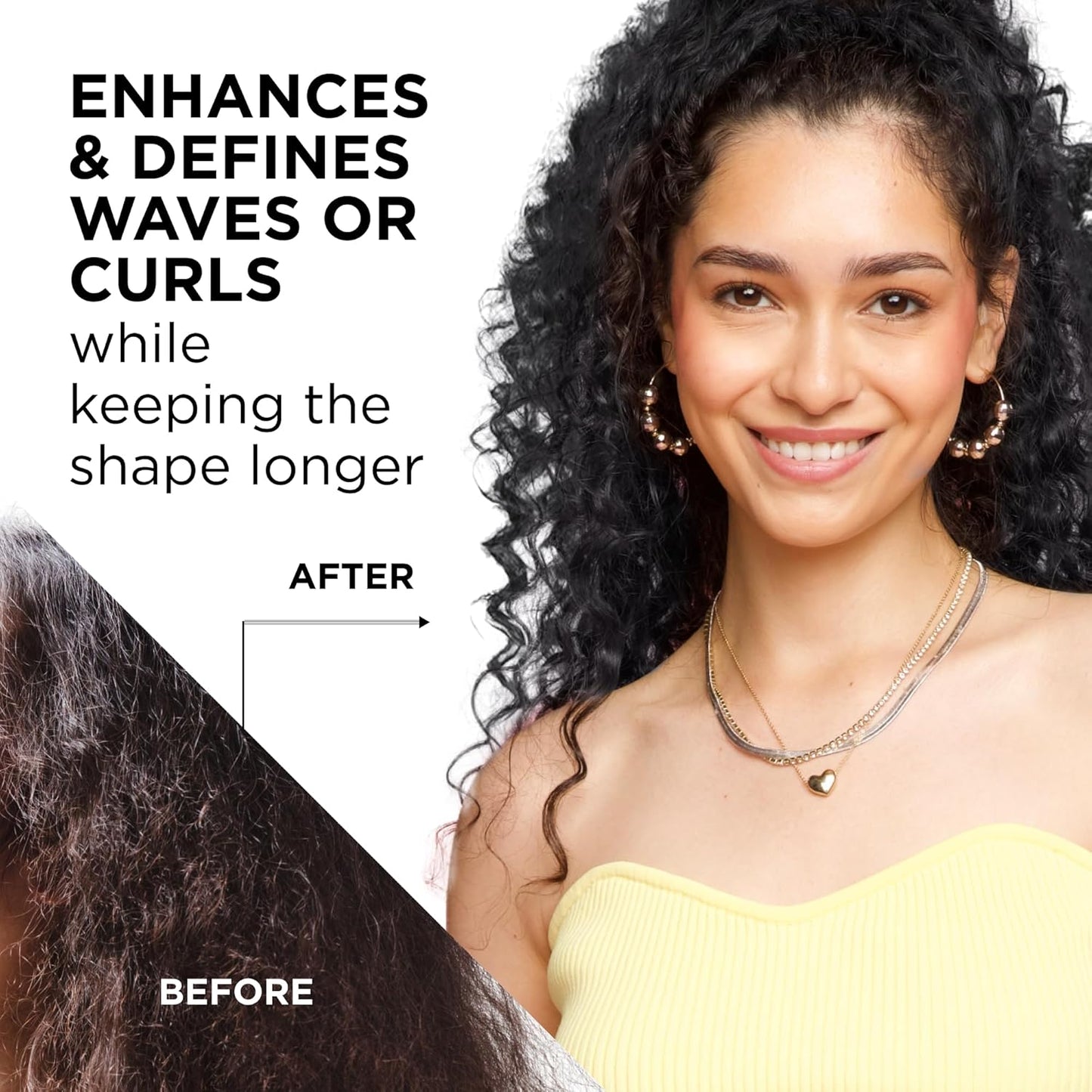 Style Factor EDGE BOOSTER Extra Strength Setting Mousse – Frizz Control, Extra Volume, and Conditioning – 6.4oz Hematite Mousse for Curly Hair