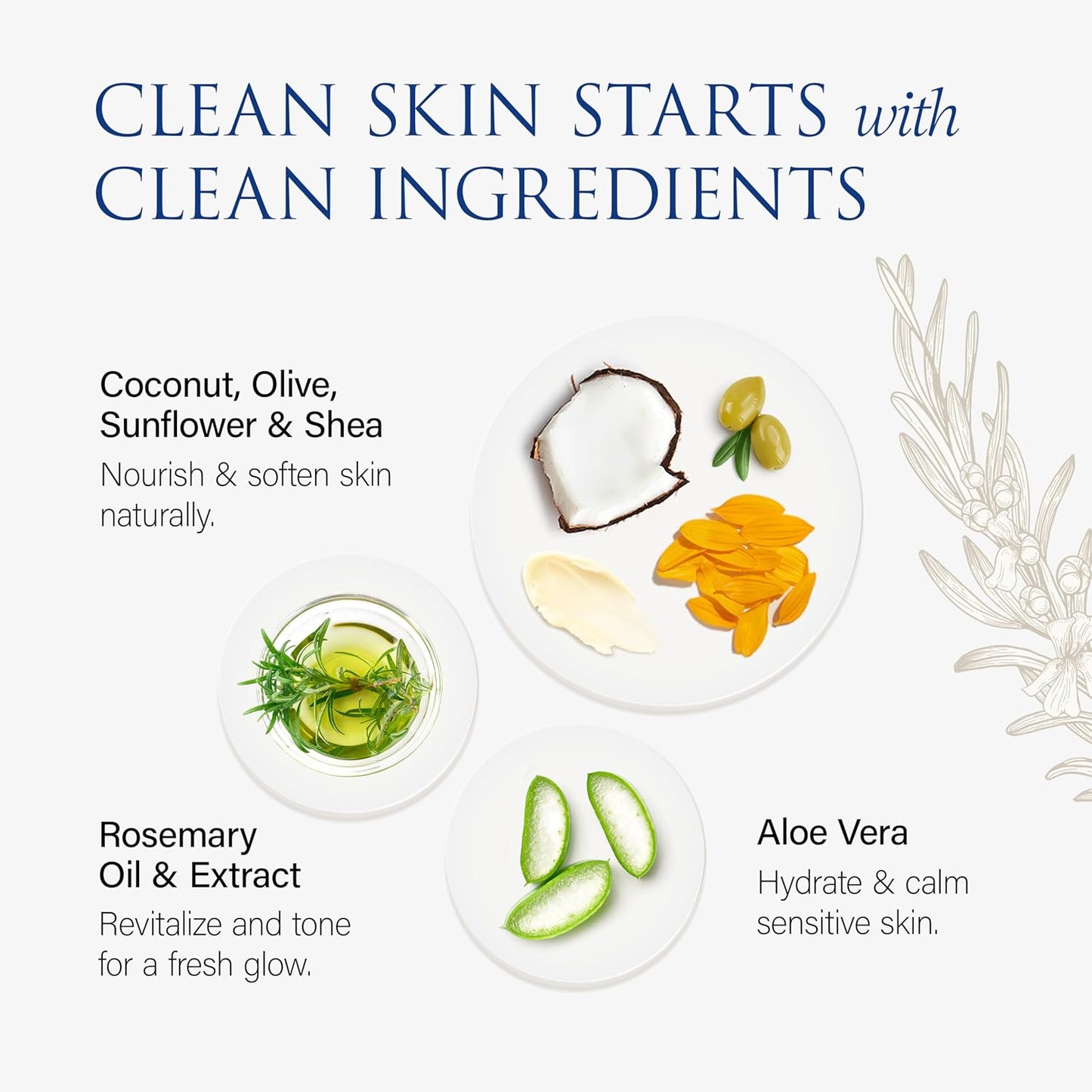 Christina Moss Naturals Face Wash for Women & Men – Gentle Facial Cleanser for All Skin Types, Organic Face Wash & Gel Cleanser for Daily Use, Non-toxic, Fragrance-, Paraben-, Sulfate-Free, 4 oz.