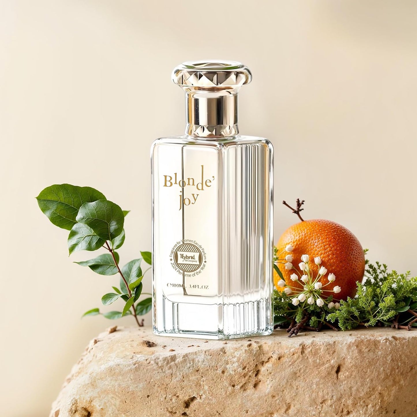 Hybrid & Company Women Blonde Joy Pour Femme Eau De Parfum Vaporisateur Natural Spray 3.4 Fl Oz