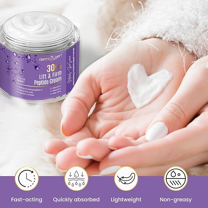 30% Matrixyl 3000 Lift And Firm Elasticity Repair Formula- Pure Organic Powerful Triple Combination Cream/reduce Sun Spots (Peptide Booster Cream)