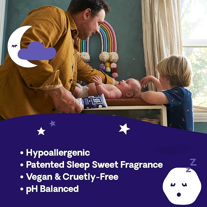 Hello Bello Premium Baby Lotion I Vegan and Cruelty Free Moisturizing, Non-Greasy Lotion for Babies and Kids I Sleep Sweet Scent I 8.5 FL Oz (Pack of 1)