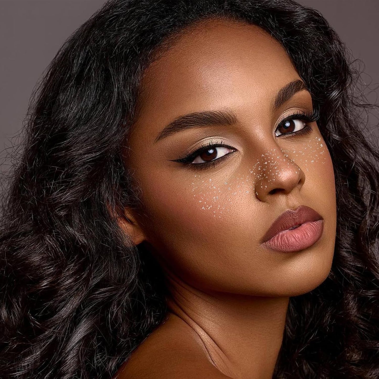 Face Makeup Patches, 12 Sheet Glitter Freckles Face Tattoo,Waterproof Faux Freckles,Temporary Face Freckles For Women & Girl