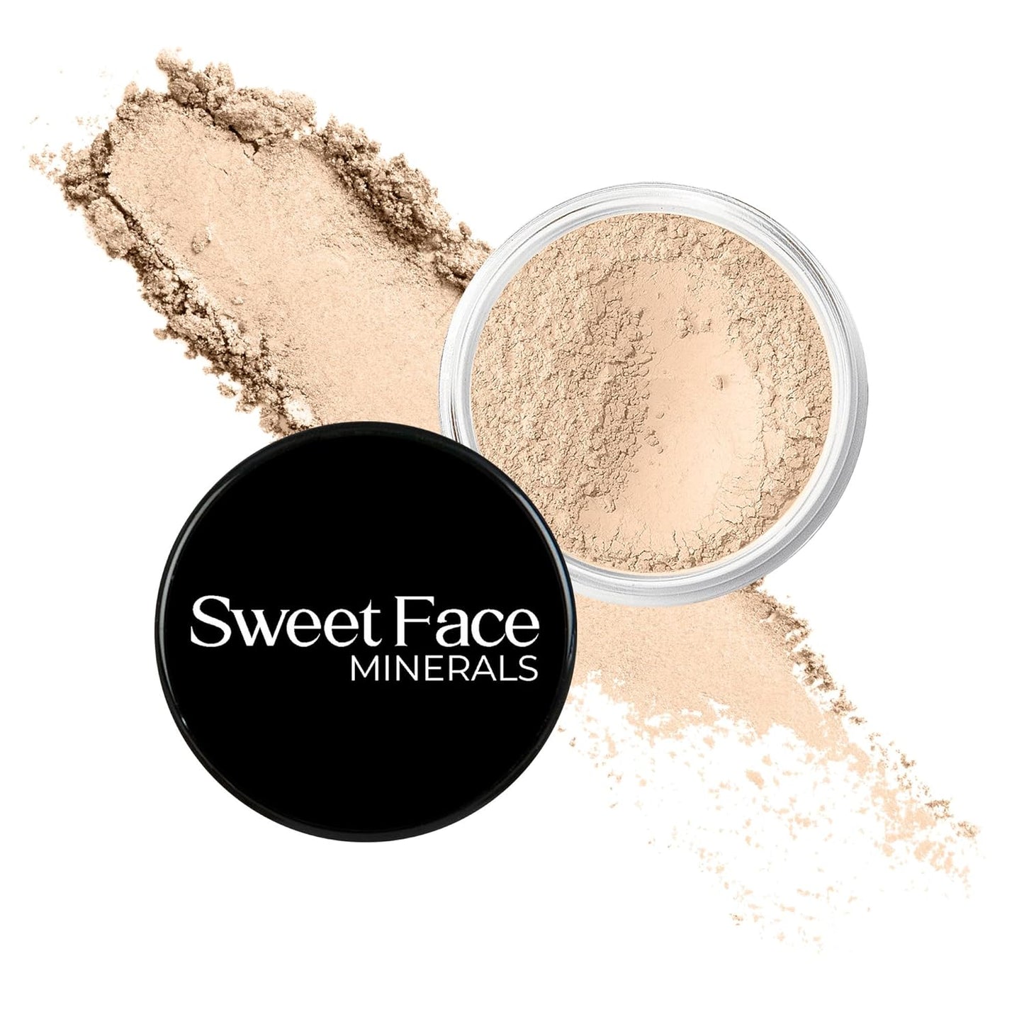 Fair Shade 1 Foundation (5g Sample Size Jar) Matte Mineral Makeup Loose Powder Foundation – Full Coverage, Natural Finish, Noncomedogenic, SPF 30