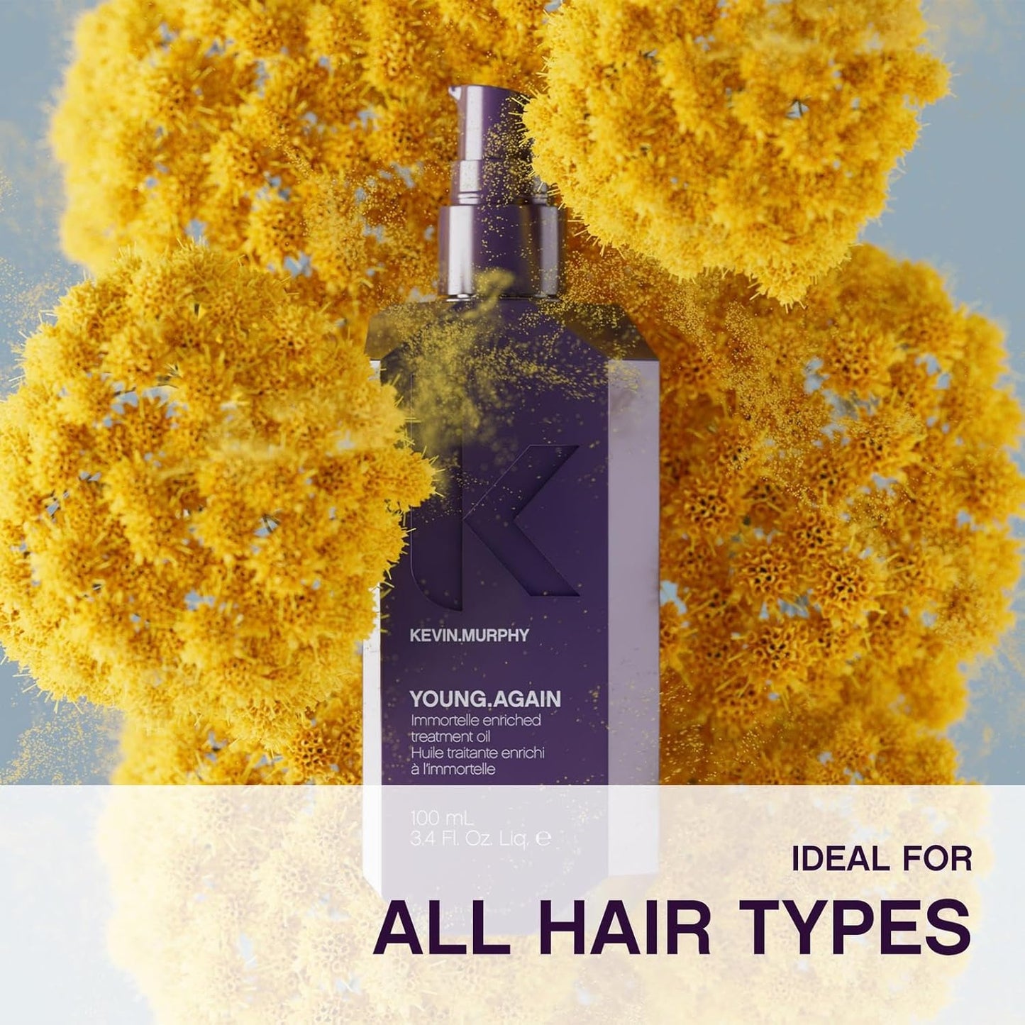 KEVIN.MURPHY YOUNG.AGAIN - Hair Oil for Strength & Shine - For All Hair Types - For Hair Repair - Deep Conditioning Oil - With Heat Protection - Paraben Free Hair Care