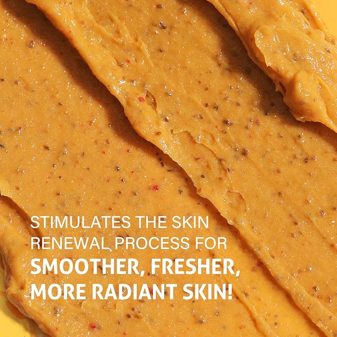 Pumpkin Enzyme Face Mask Skincare| Brightening Exfoliating Facial Mask For Dead Skin,Dullness Dark Spots, Uneven Skin Tone,Large Pores and Brightens Skin,Gift for Him & Her,100g/ 3.52 oz