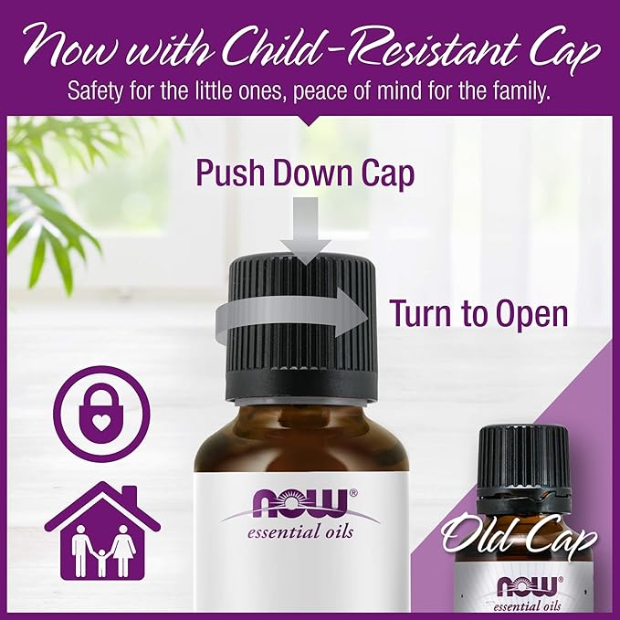 NOW Essential Oils, Rose Absolute, 5% Blend of Pure Rose Absolute Oil in Pure Jojoba Oil, Romantic Aromatherapy Scent, Vegan, Child Resistant Cap, 1-Ounce