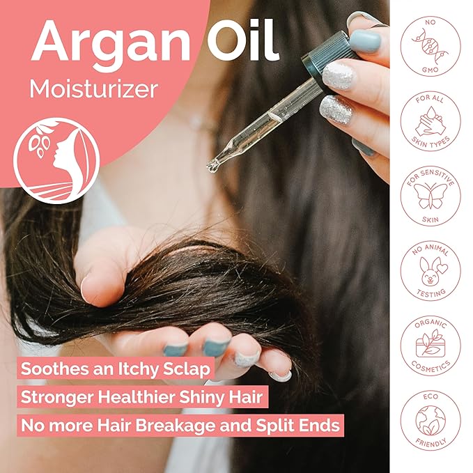 Fatima's Garden Hair Serum - With Argan & Vitamin E, Hair Repair, 100ml