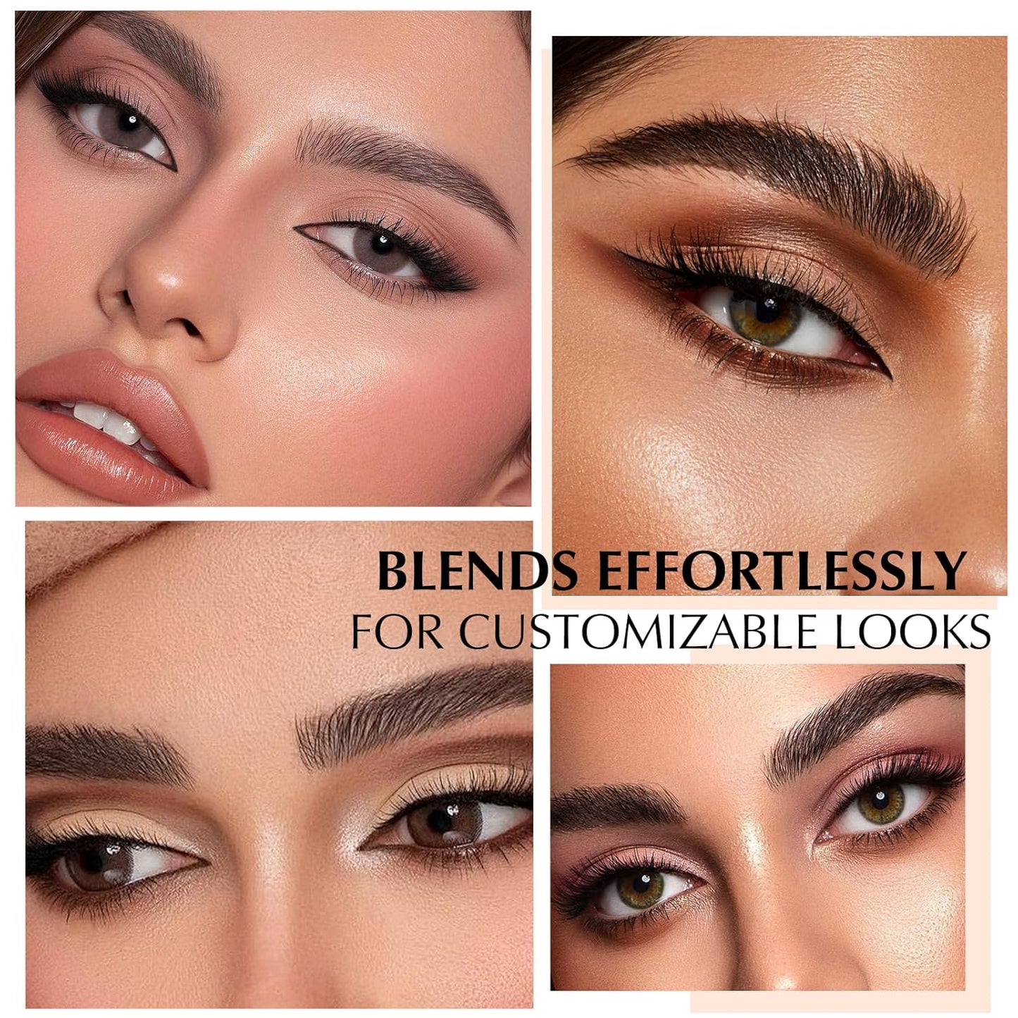 Nude Pink Matte Eyeshadow, Single Nude Neutral Eyeshadow Palette High Pigment Long Lasting Blendable Compact Monochrome Pressed Powder Eye Shadow Palette Makeup for Women, #36