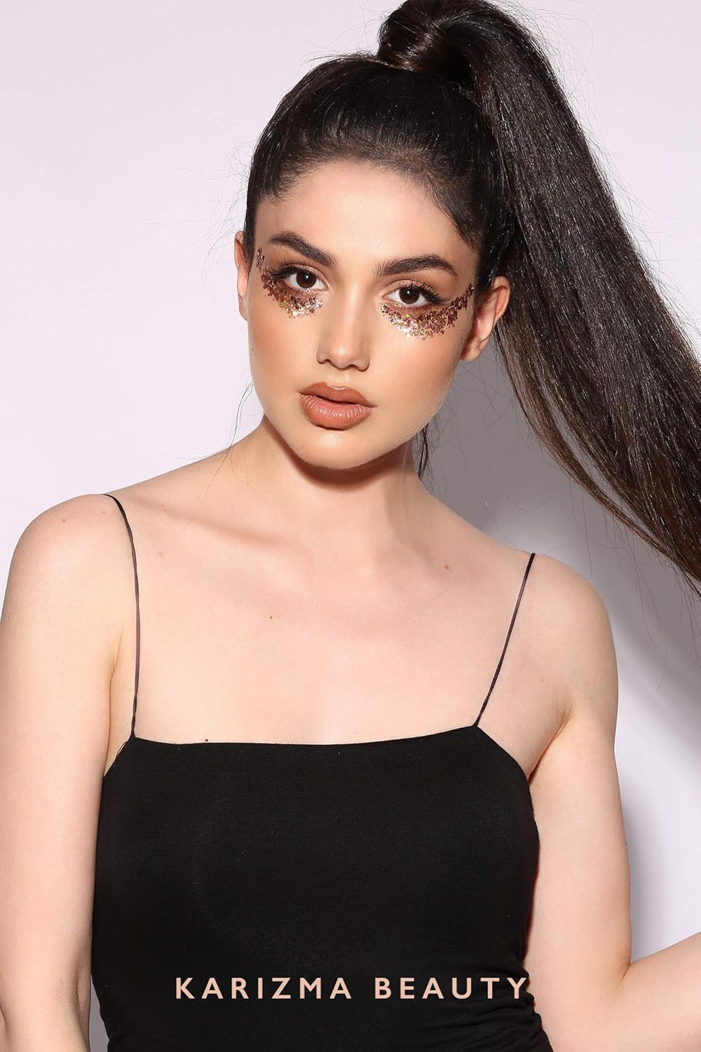 KARIZMA Rose Gold Glitter. 10g Chunky Face Glitter, Hair Glitter, Eye Glitter and Body Glitter for Women. Rave Glitter, Festival Accessories, Cosmetic Glitter Makeup. Loose Glitter Set