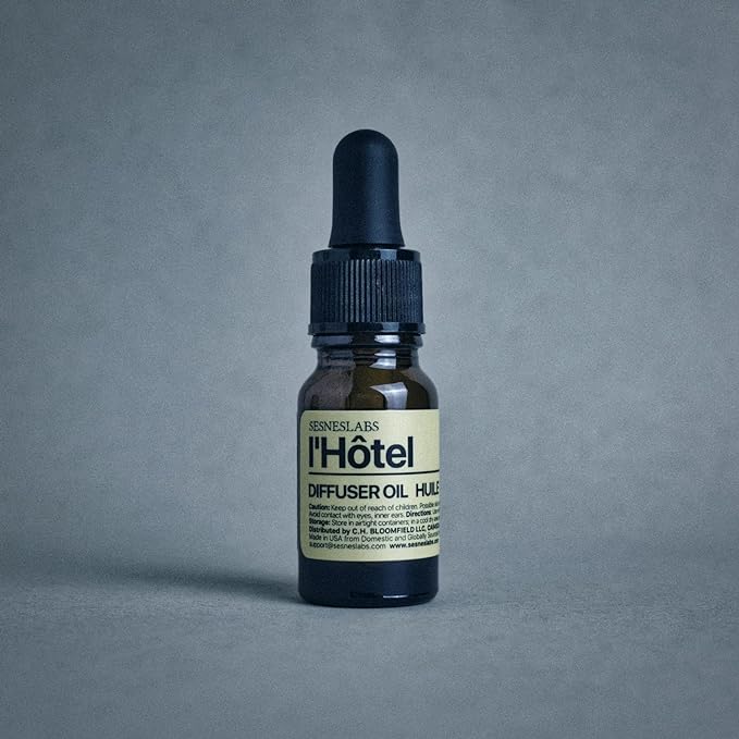 l'Hotel Diffuser Oil, White Floral Citrus Scent, Lifestyle Blend Neroli, Green Tea, Laurel Leaf, Musk Essential Oils Blend for Ultrasonic Diffuser