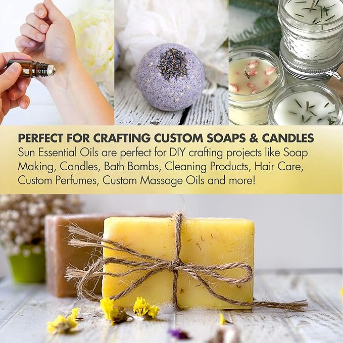 Sun Essential Oils 4oz - Marjoram (Sweet) Essential Oil - 4 Fluid Ounces