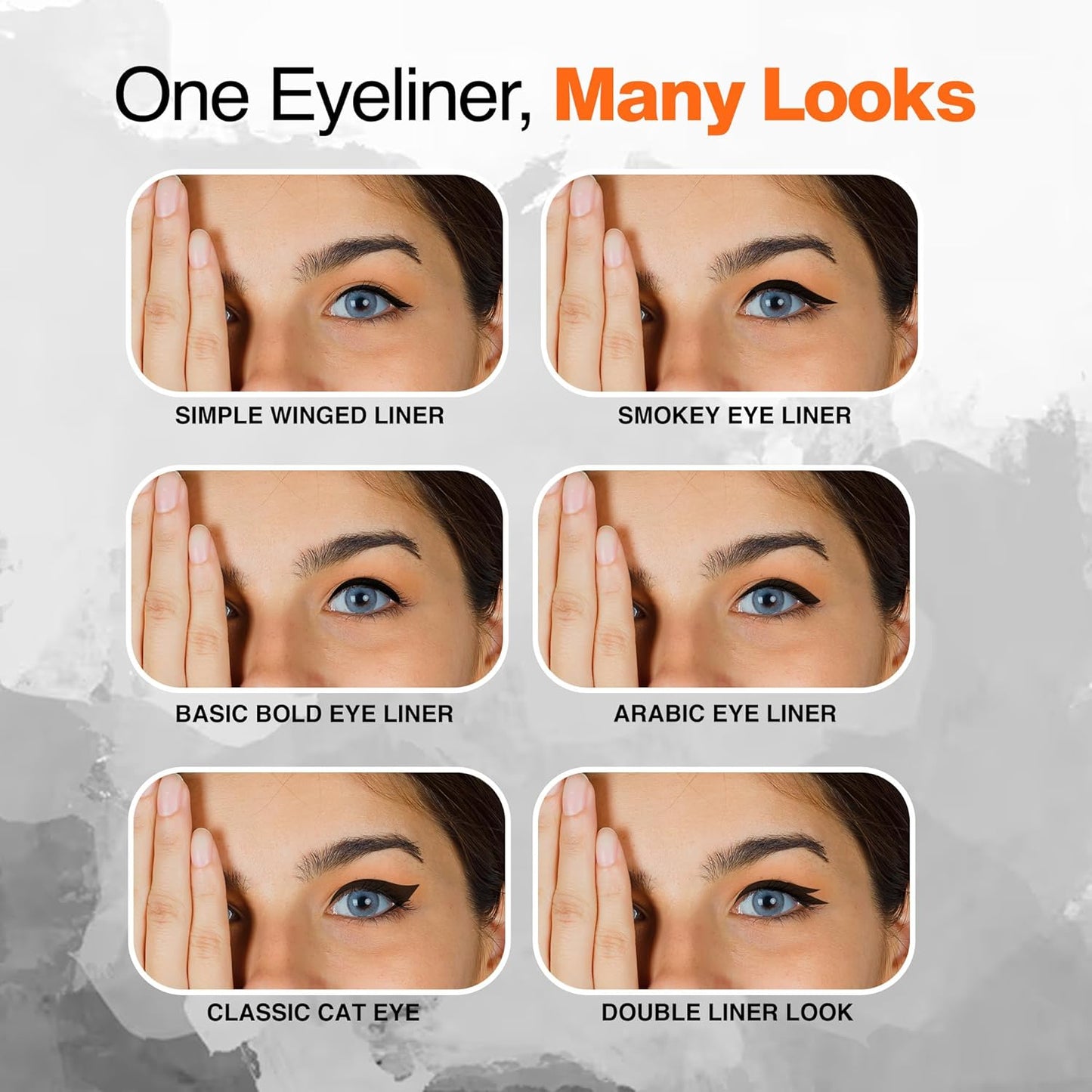 Nourish Mantra's All-Day Liquid Eyeliner 3ml | Formulated with Argan Oil, Vitamin E & Glycerine | Intense Pigmentation | Smudge Proof | Waterproof | Long Lasting | Matte Finish | Black Color