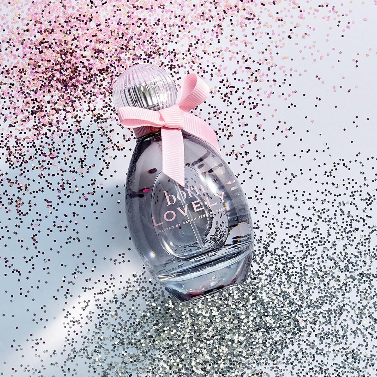 SJP Born Lovely Lush, Sweet, Elegant Amber Floral Eau De Parfum Spray Fragrance for Women - Mandarin, Peony, Honeysuckle, and Freesia - Intense, Long Lasting Scent - 1 oz