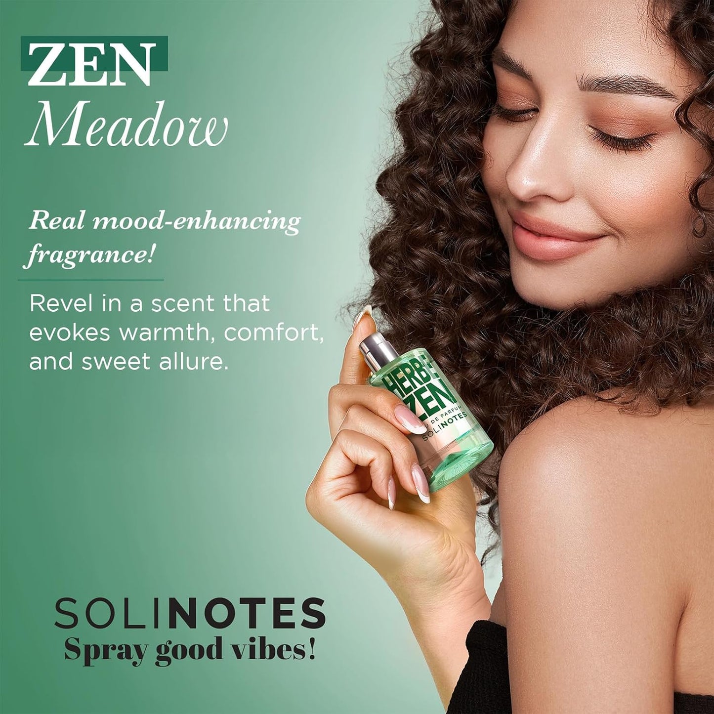 SOLINOTES Zen Meadow Perfume for Women - Eau De Parfum | Delicate Floral and Soothing Scent - Made in France - Vegan - 1.7 fl.oz