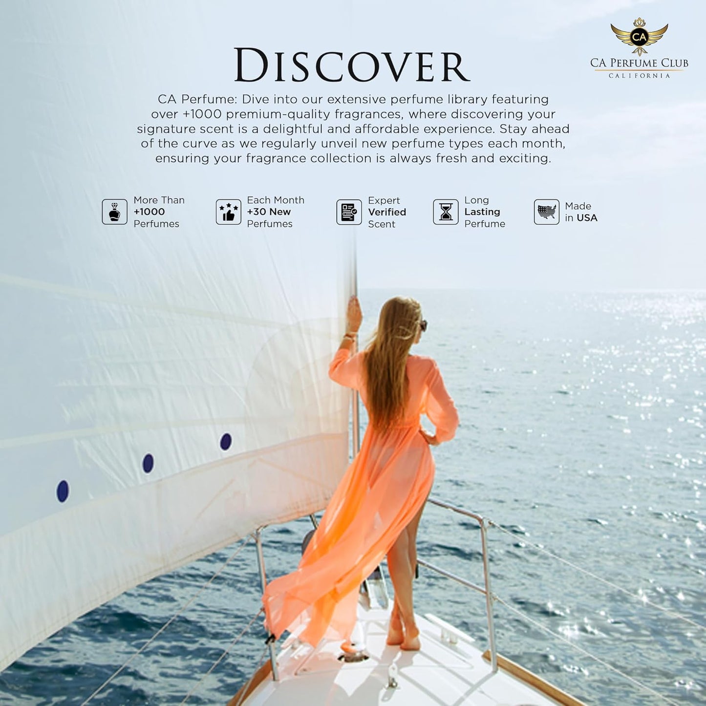 CA Perfume Impression of Light Blue For Her For Women Fragrance Eau de Parfum Spray Bottle 1.7 Fl Oz/50ml-X1