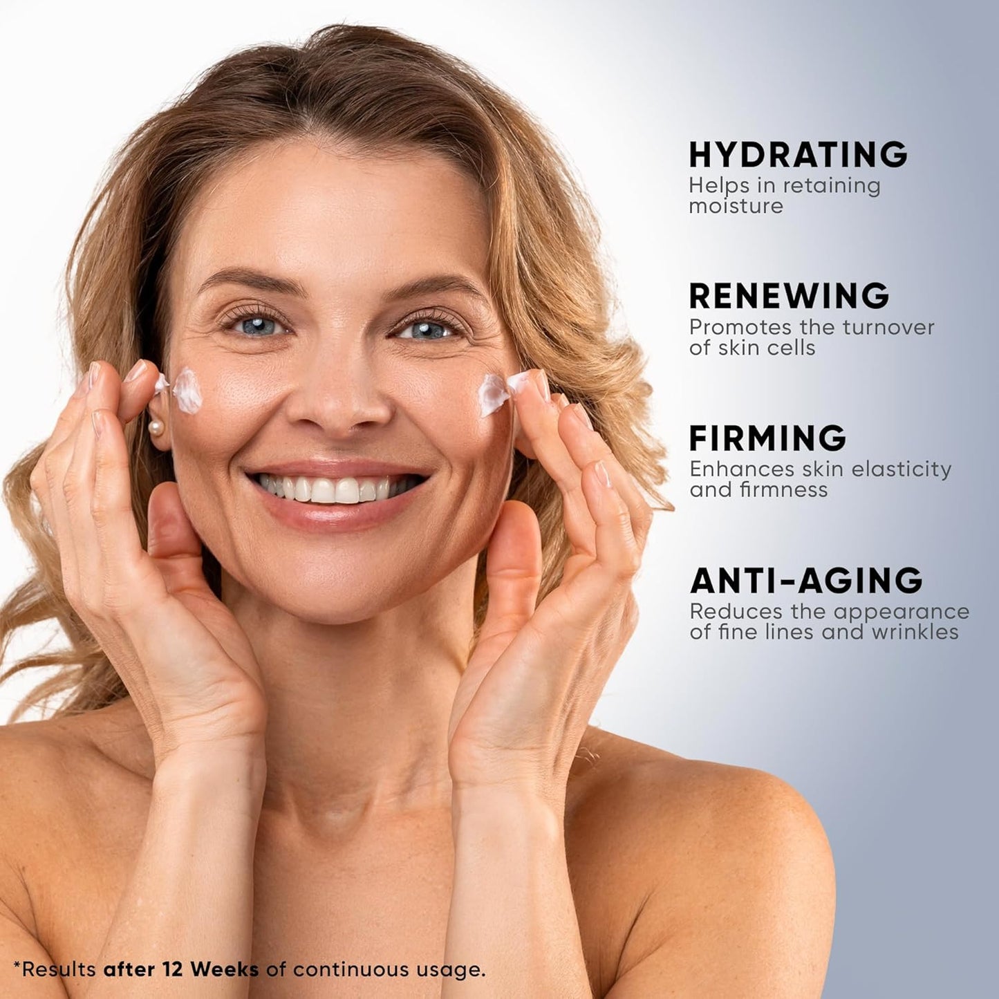 Night Cream Face Moisturizer for Women with Retinol, Collagen, Niacinamide, Anti Aging Overnight Face Mask, Made in USA, Niacinamide Serum Facial Moisturizer Anti Wrinkle Cream for Women, 1.7oz