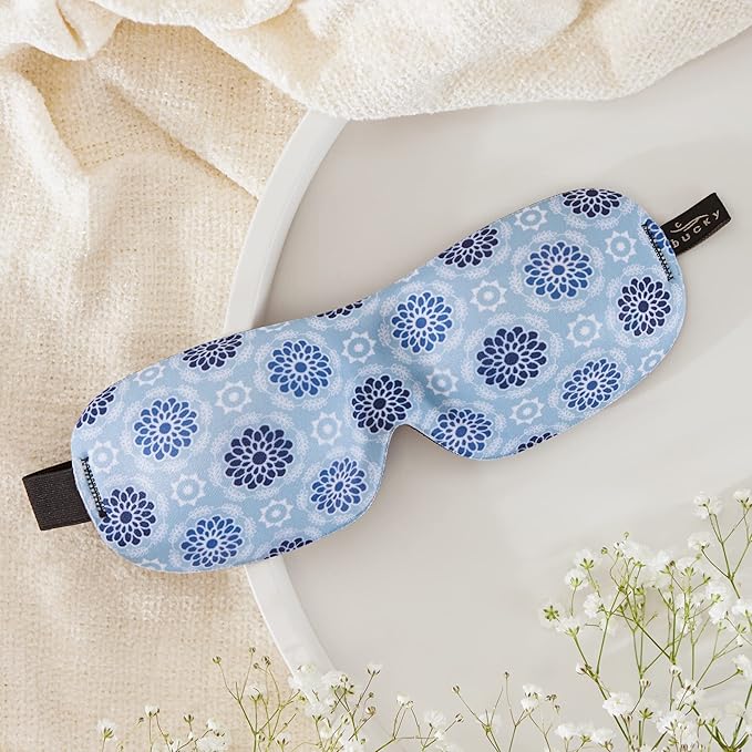 Bucky 40 Blinks No Pressure Eye Mask for Travel & Sleep, Starling Blue, One Size