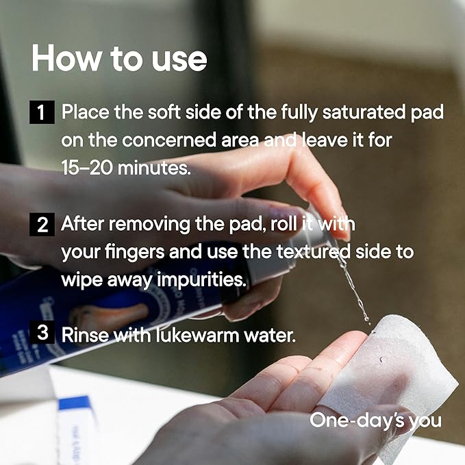 ONE-DAY’S YOU PZ SSOC SSOC Blackhead Remover Strips | Korean Pore Strips for Face & Nose | Deep Cleansing Pore Strips | Blackhead Remover with Sulfur, Tea Tree, & Salicylic Acid | 2.7 fl