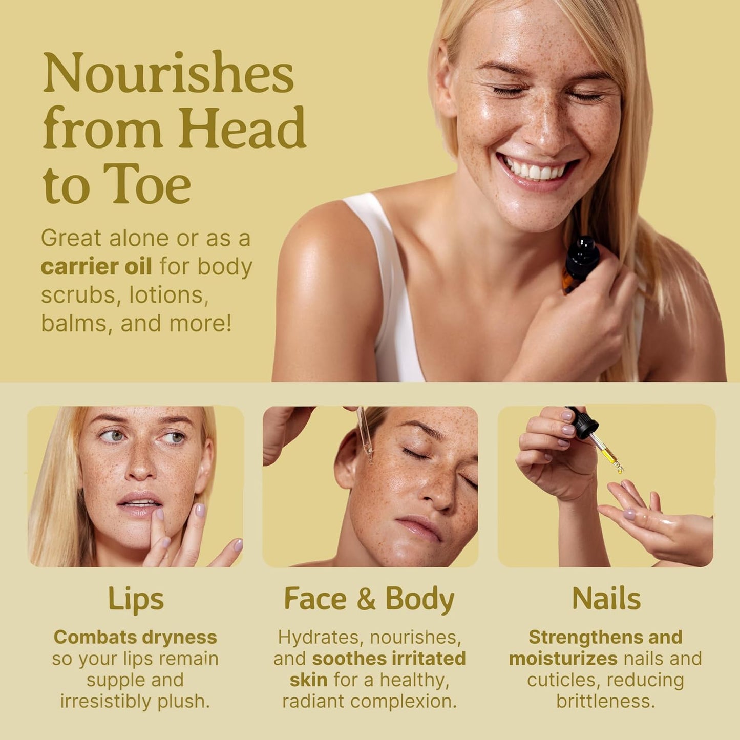 Bella Terra Oils - Organic Jojoba Oil 8oz - Embrace Organic Jojoba's Hydrating Potential, Rich in Essential Nutrients & Antioxidants, Perfect for Nail Oil Enthusiasts