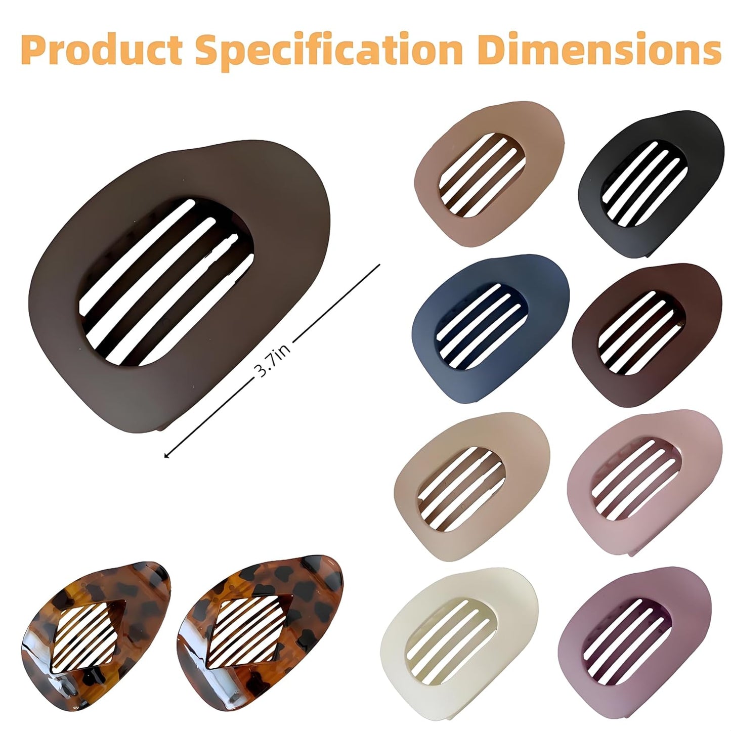 Simple Elegant Duckbill Hair Clip for Women Girls – Non-Slip Flat Beak Hair Clips for Thick Thin Hair – Strong Hold Minimalist Style Hair Accessories (3pcs-1)