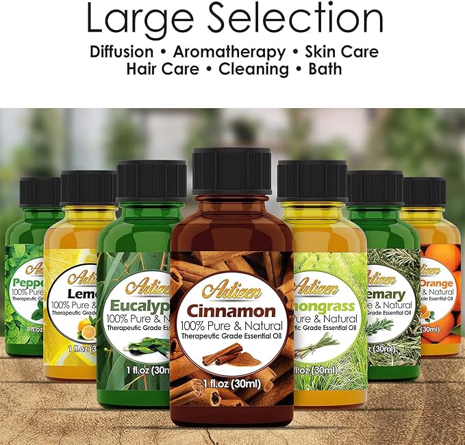 Artizen 4oz Oils - Spearmint Essential Oil - 4 Fluid Ounces